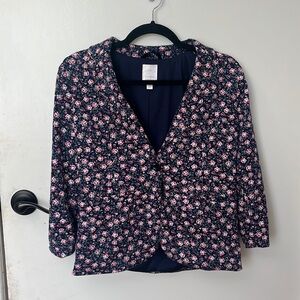 Cute floral blazer for work